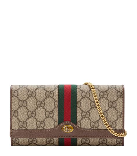 gucci ophidia leather chain wallet|Gucci ophidia long wallet.